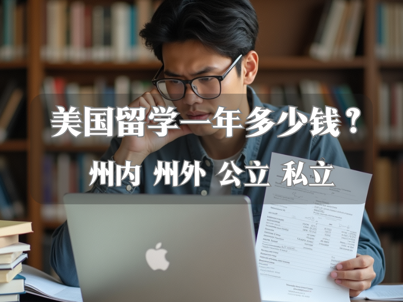 美国留学一年多少钱