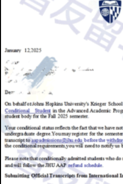 约翰斯霍普金斯、杜克双Offer｜GPA3.1，经济学名校Offer一箭双雕！