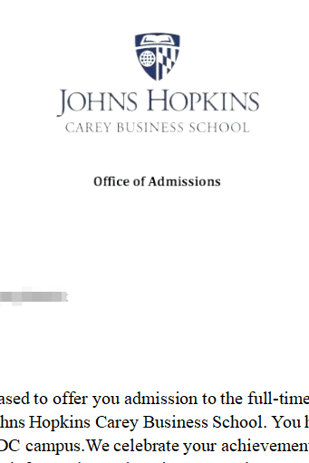 JHU | 双非逆袭TOP10金融硕士，GPA3.4又如何？智友精心打磨文书帮你进名校！